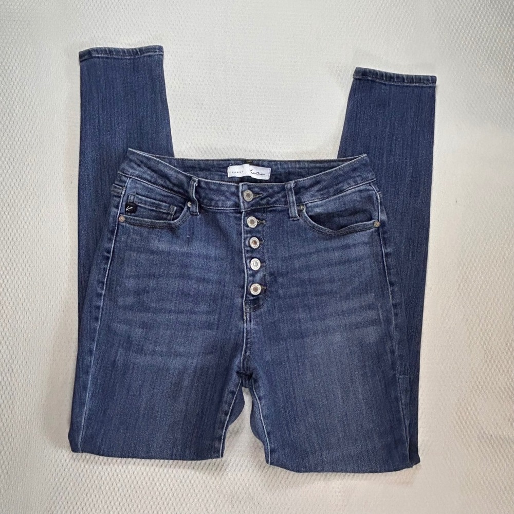 Kancan High Rise Skinny Jeans‎ Button Fly Size 11/29 Womens Waist 29